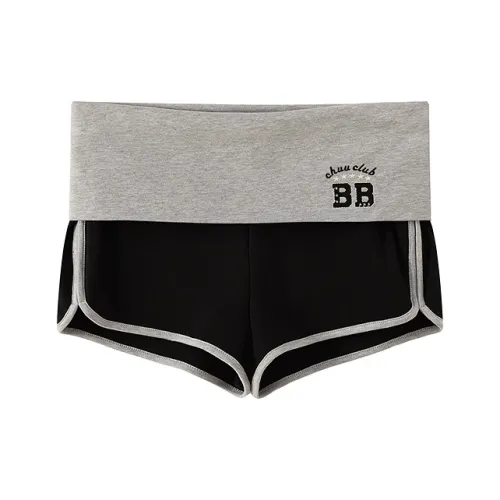 CHUU Черные Женские Повседневные Шорты