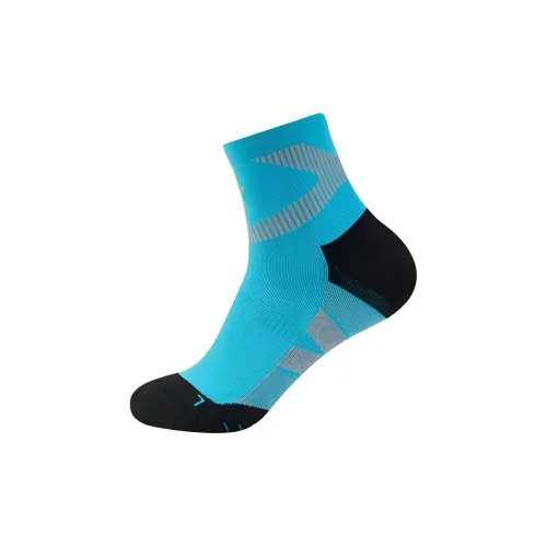 XTEP Беговые носки Мужские 1 упаковка Озерный Синий Зеленый
