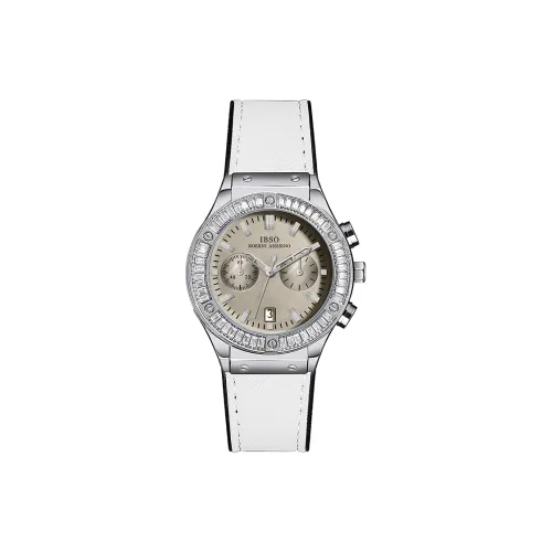 IBSO Кварцевый механизм ремень из натуральной кожи женские часы серый циферблат