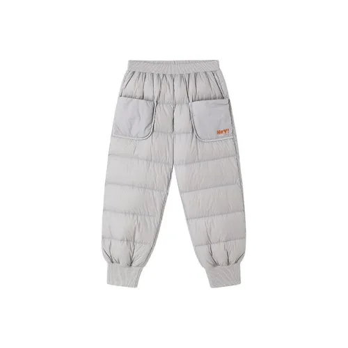 YeeHoO Детский низ однотонный с буквами толстый для детей 3-7 лет