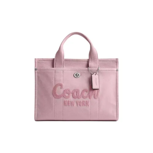 COACH Деним Тоут Сумка Сумка для покупок Сумка через плечо Сумка Большая Женская Розовая