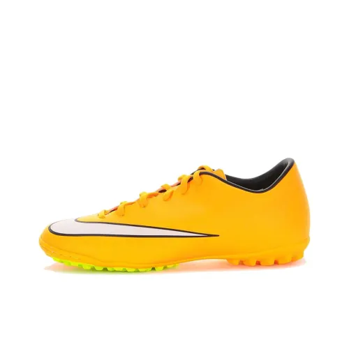 Nike Mercurial Victory Abrasion Resistant Футбольные бутсы Мужские Апельсин