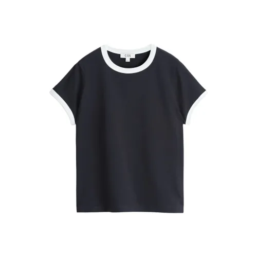 COS Темно-синий/Белый Женские Рубашки