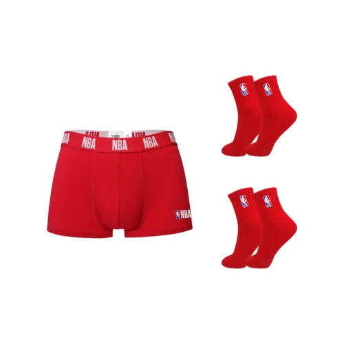 NBA Red Men's Boxers