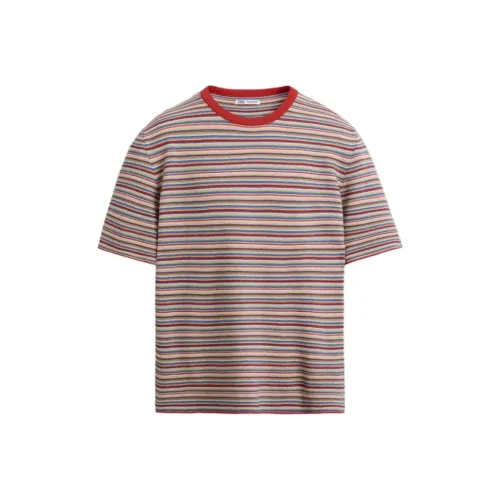 ZARA Многоцветные Мужские T-рубашки