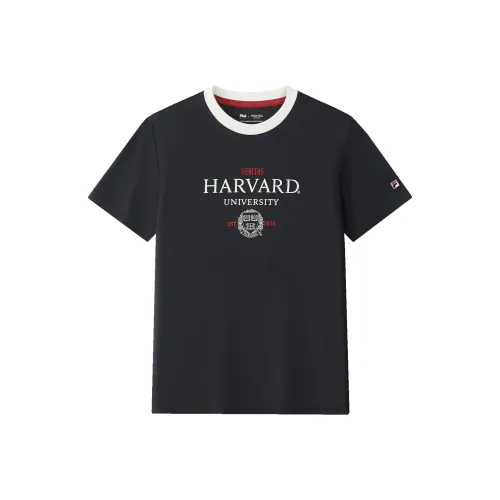 FILA KIDS Feile Детские Короткие Рубашки с Коротким Рукавом Легенда Синий Подростки