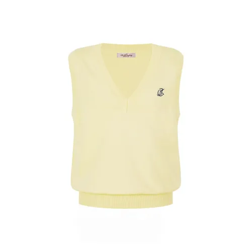 Светло-желтый, жилет женские жилеты