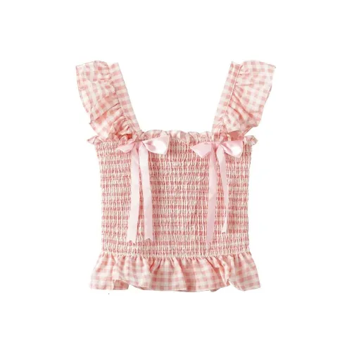 ABCMININ Розовые Женские Майки