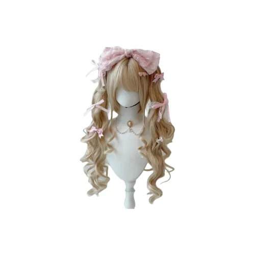Gentle Welcome Maid Dream Journal Lolita Перука Два Хвостика Заколка для Низа в Японском стиле Lolita Roman Curl