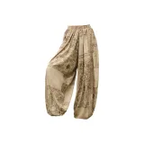 Брюки с узором "Природная жила" - хлопковая ткань