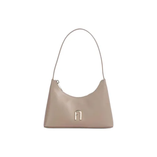 Furla Diamante Fine Grained Кожа Сумка на плечо Стандартная Женская Шалфейно-зеленая