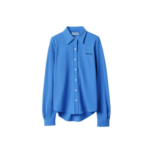 MIU MIU Синие Женские Рубашки