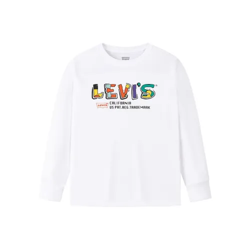 Levi's Длинный рукав Т-рубашка для подростков