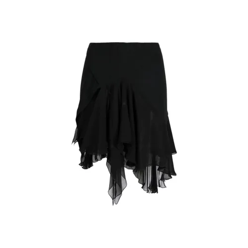 VERSACE Черные Женские Повседневные Короткие Юбки