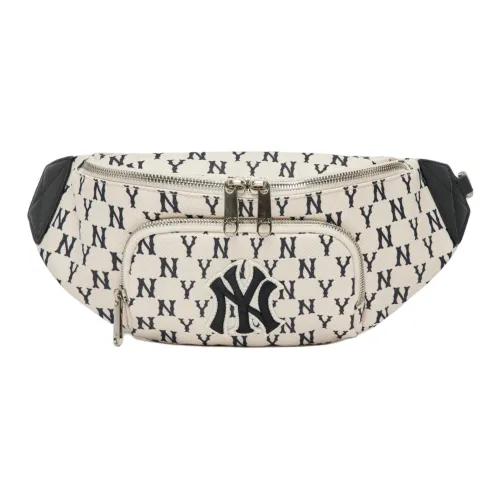 MLB MONOGRAM Коллекция Полиэстер Бананка Сумка Обычная Унисекс Черный Белый