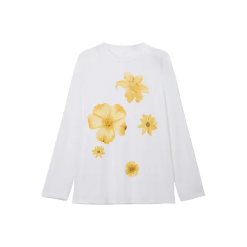 SUSANSAN Белые Женские Рубашки T