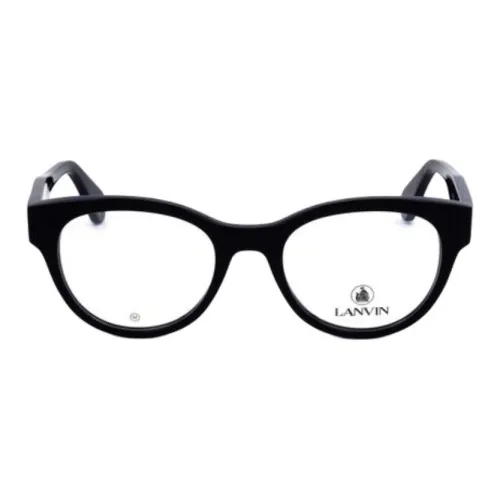 Lanvin Ацетат Овальные Оправы для Очков Женские Черные