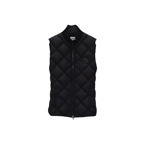 HERMES Черный Унисекс Пуховый жилет