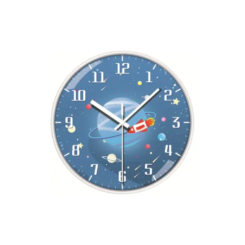 HENGQI Механизм с плавным ходом секундной стрелки Стена Часы Унисекс