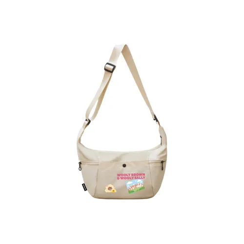 LINE FRIENDS Полиэстер Плечо Сумка Унисекс Хаки