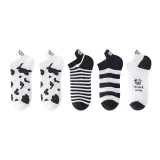 5 пар, Толстые Полосы + Корова + Полоска + Корова Куб*2