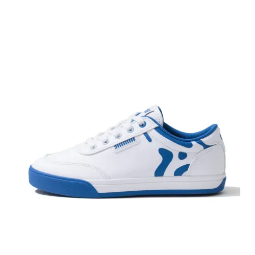 FANTASTIC XBOX Низкие кроссовки для скейтбординга Женские Белые Синие