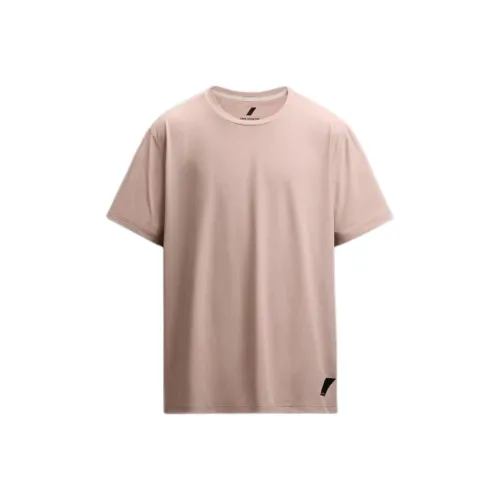 ZARA Light Peach Red Men's T-Shirts ZARA Светло-персиковый Красный Мужские Футболки