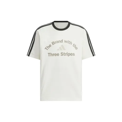 Adidas SS25 Свободный крой T-рубашка T-рубашка Мужская