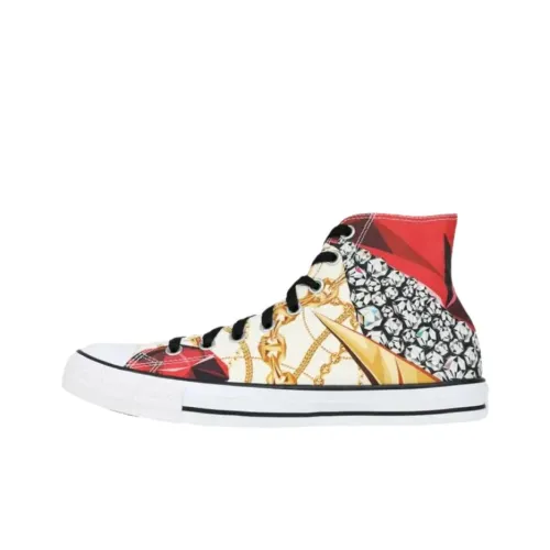 Converse Chuck Taylor All Star Abrasion Resistant Высокие Кроссовки для скейтбординга Мужские Белые Красные Желтые