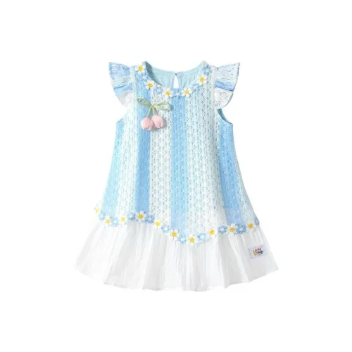 SNOOPY Платье Синий Children Возраст 3-7 лет