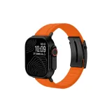 Апельсин с черной складной застежкой