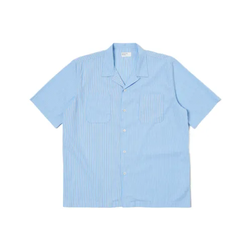 Universal Works Мужские Синие Рубашки