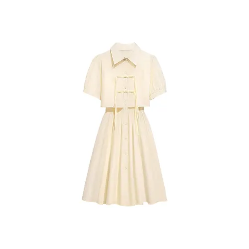 Cypress House Короткий рукав Платье Женское