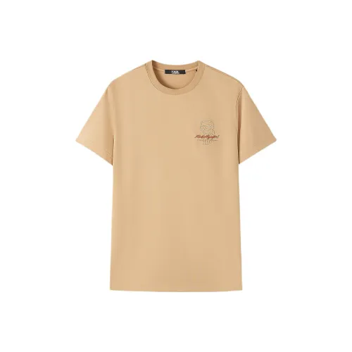 Karl Lagerfeld T-Shirt Мужской Хаки