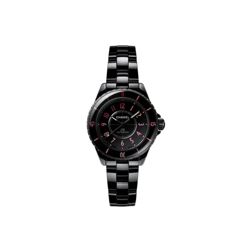 CHANEL Автоматический Механический Movement Женские J12 Часы 33 мм Черные