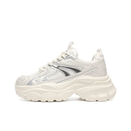 ZHR Кит Обувь Амортизация Устойчивая к истиранию Дышащая Низкий Верх Тяжелая подошва Женская