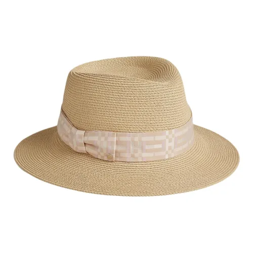 HERMES Бумага Шляпы ведра Женские Естественный