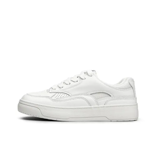 VASIBAEN Покрытие Амортизация Низкие Кроссовки для Скейтбординга Мужские Белые