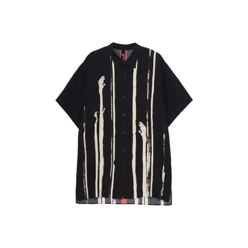 Yohji Yamamoto Jujutsu Kaisen, Collaboration Черные Мужские Рубашки