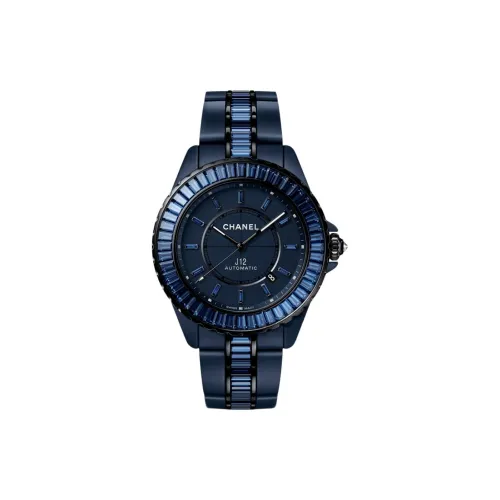 CHANEL Автоматический Механический Механизм Мужские Часы 42 мм Синий