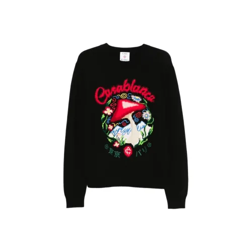 CASABLANCA Черные Мужские Свитера