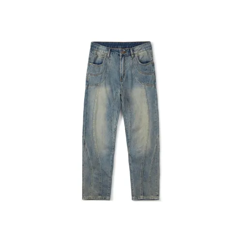 YONGYAN Синие Унисекс Джинсы