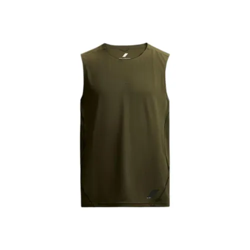 ZARA Темный хаки Мужские майки без рукавов