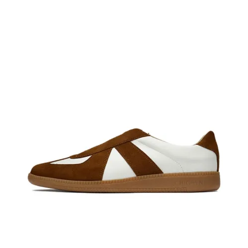 Chioryn Низкий Топ Casual Мужской Белый Коричневый