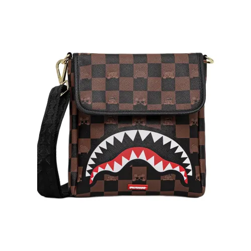 SPRAYGROUND Сумка через плечо из ПВХ унисекс коричневая