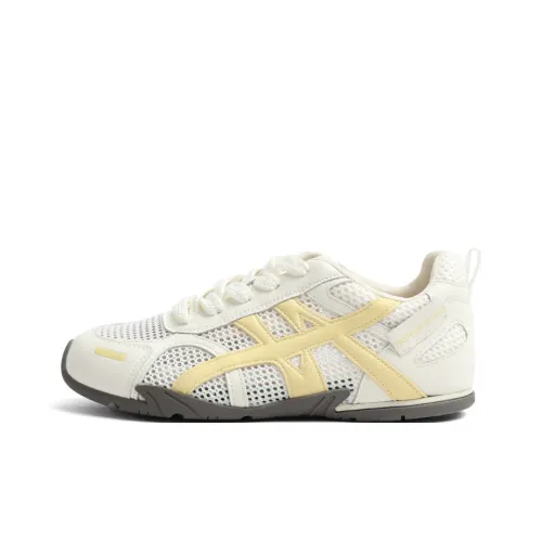 CENTRAL KITTY Низкий топ повседневный женский желтый