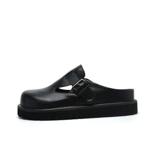 CHAOSHU Домашние тапочки Мужские Черные