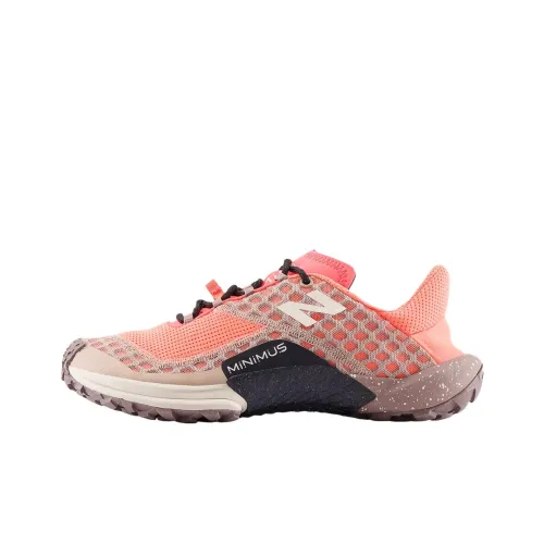New Balance Minimus Trail Устойчивый к истиранию Дышащий Низкий Топ Повседневная Беговая Обувь Унисекс Розовый Черный