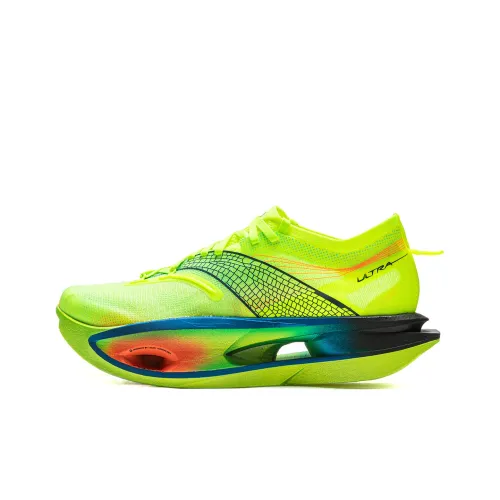 Feidian 5 ULTRA Беговые кроссовки Низкий топ Неон Ярко-зеленый Унисекс