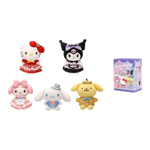 POP MART Коллаборация Edition Sweetheart Чайная вечеринка Коллекция Слепые коробки Один Mystery Коробка Полная коробка 6 шт